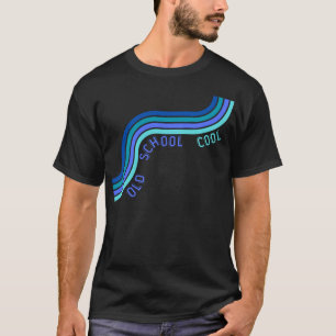 Camiseta Camiseta-retrô-design masculina da velha escola Le