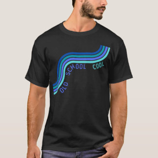 Camiseta Camiseta-retrô-design masculina da velha escola Le
