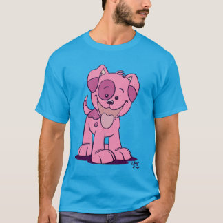 Camiseta Camiseta-rosada-rosada-branca-rosada