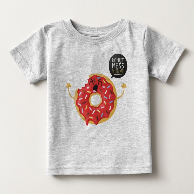 Camiseta Camiseta, Rosquinha De Bebê, comigo (Frente)