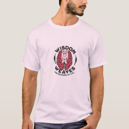 Camiseta "Camiseta Sabedoria Tece o Significado da Vida – I