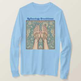 Camiseta Camiseta-T, adepta da Reflexologia Azul