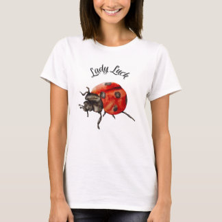 Camiseta Camiseta-T-Camisa Gráfica de Ladybug