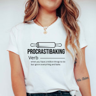 Camiseta Camiseta-T-Camisa-Procrastibaking