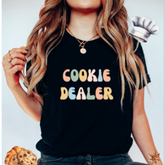 Camiseta Camiseta-T-Camiseta-das-mulheres-Dealer Cookie