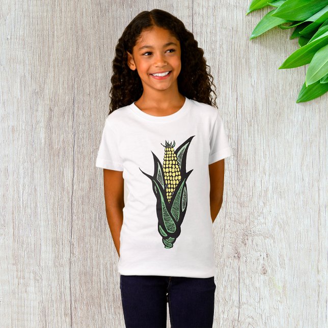Camiseta Camiseta-T Corn Cob Girls (Criador carregado)