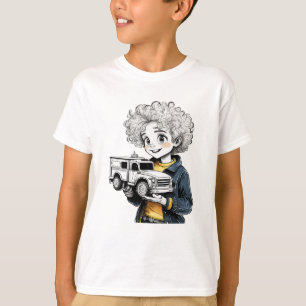 Camiseta Camiseta-T da Criança Unisex Júnior