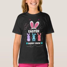 Camiseta-T da Rapariga de Coelho da Páscoa - Éas d