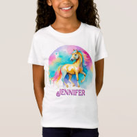 Camiseta-T de 13 crianças do Pôneo Espírito Person