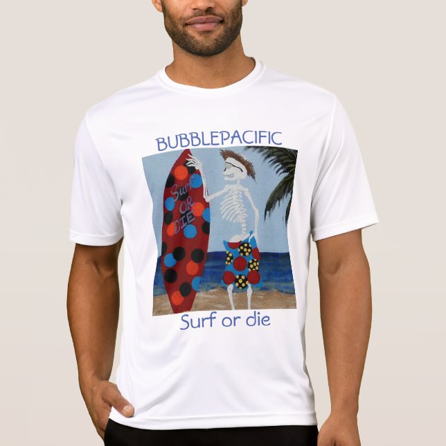 Camiseta Camiseta-T de chá flutuante (Frente)