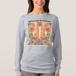 Camiseta Camiseta-T de Cinza feminina