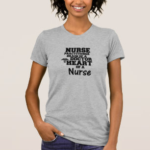 Camiseta  Camiseta-T de Cinza Inspiracional de Enfermeiro