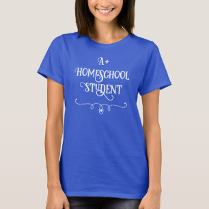 Camiseta Camiseta-T de estudante universitária A+