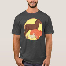 Camiseta-T de explosão solar de animais-da-índia
