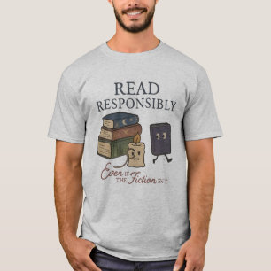 Camiseta Camiseta-T de Homens do Livro   Teto de Café Liter