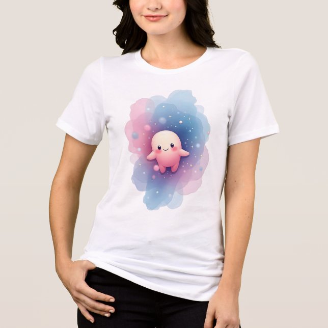 Camiseta Camiseta-T de mulher entre Bella e Canvas - Estilo (Frente)