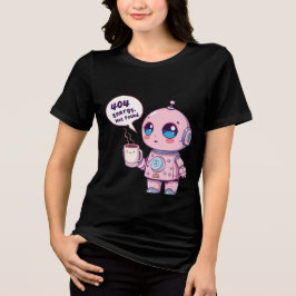 Camiseta Camiseta-T de mulheres-robôs lindas - Fúria adoráv