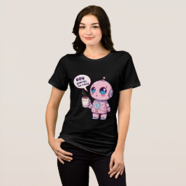 Camiseta Camiseta-T de mulheres-robôs lindas - Fúria adoráv