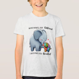Camiseta Camiseta-T - Design de elefante de consciência sob