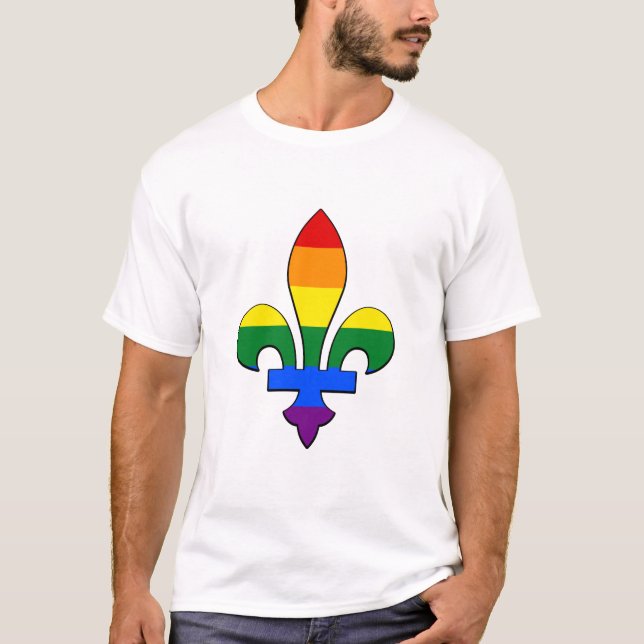Camiseta Camiseta-T do orgulho LGBT (Frente)
