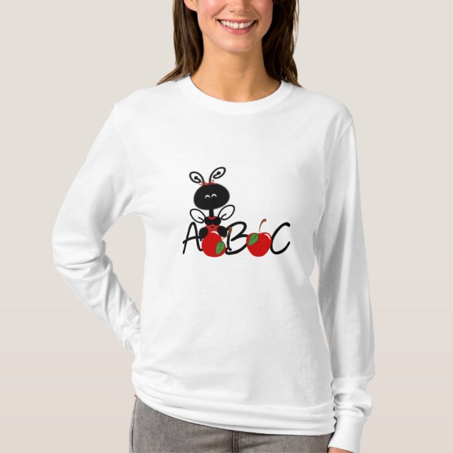 Camiseta Camiseta-T do Professor Ladybug (Frente)