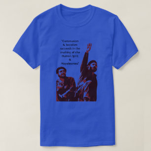 Camiseta Camiseta-T dos Homens do Comunismo e Socialismo Cu