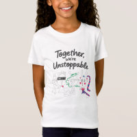 Camiseta-T-Esquadrão Herói Desenhado À Mão - Estil