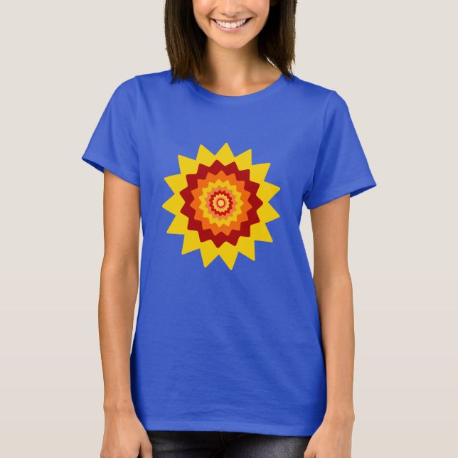 Camiseta Camiseta-T-Flor Ímpar (Frente)