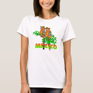 Camiseta Camiseta-T-Parrots Mexicana