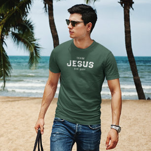 Camiseta Camiseta-T personalizada de homens cristãos