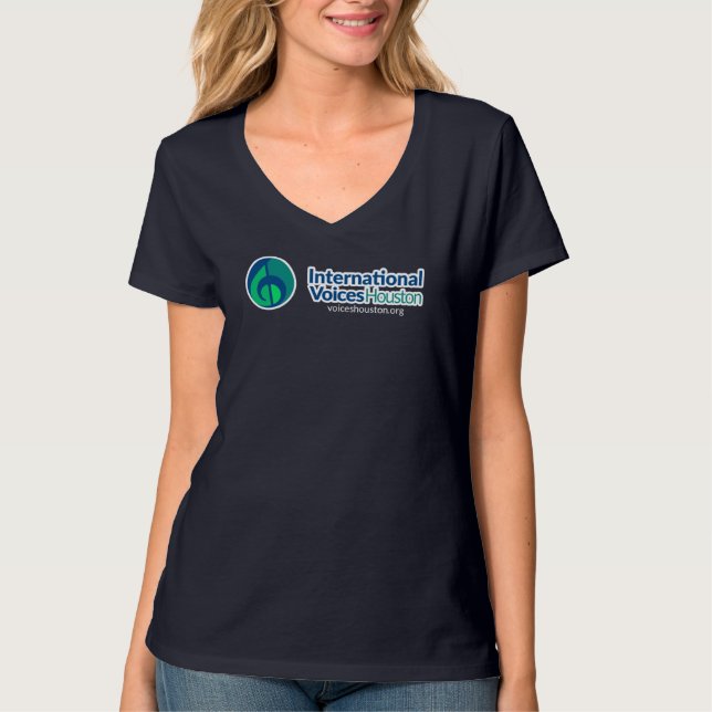 Camiseta Camiseta-T-Pescoço-feminino (Frente)