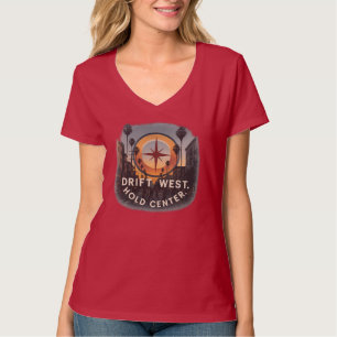 Camiseta Camiseta-T-Pescoço feminino LA Soulwear mínimo