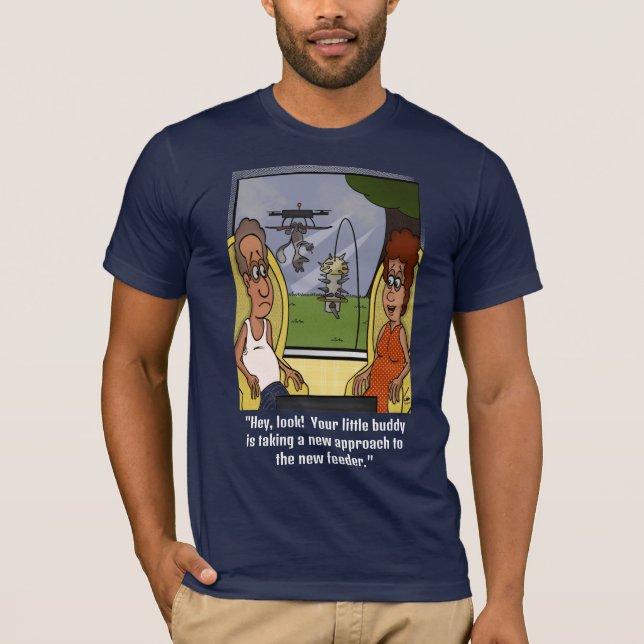 Camiseta Camiseta-T-Shirt com Prova de Esquilo (Frente)