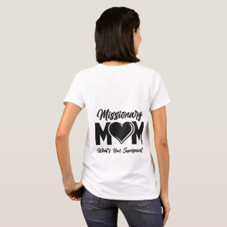 Camiseta Camiseta T-Shirt da Mãe Missionária LDS