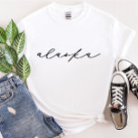 Camiseta Camiseta-T-Shirt Estadual do Alasca<br><div class="desc">Estamos sempre a adicionar novas designs diariamente!</div>