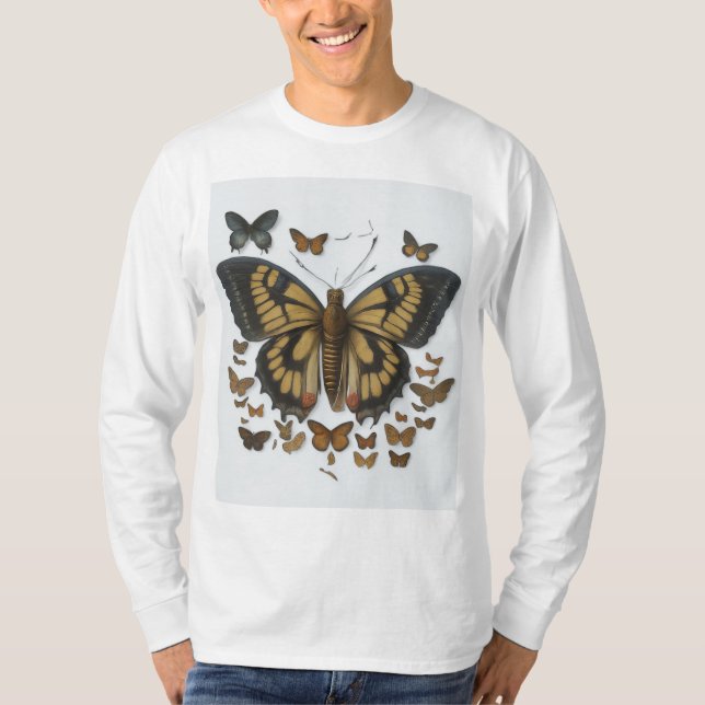 Camiseta Camiseta-taça-borboleta (Frente)