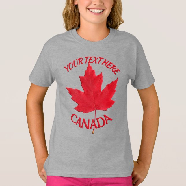 Camiseta Camiseta-taça-taça-canadense Maple Leaf Shirt (Frente)