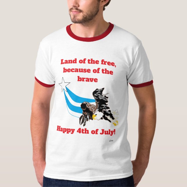 Camiseta Camiseta: Terra dos Livres (Frente)