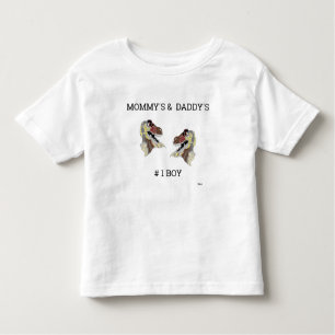 Camiseta Camiseta: Toddler Dinossauros # 1 BOY