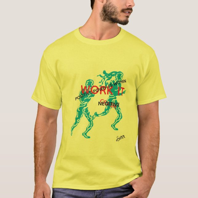 Camiseta Camiseta: Trabalhe o Positivo  (Frente)