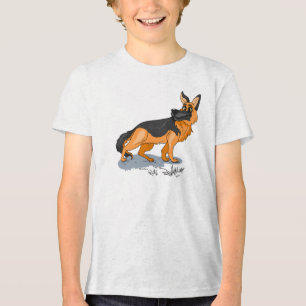 Camiseta “Camiseta Tri-Blend Cachorrinho Fofo – Blusa de Al