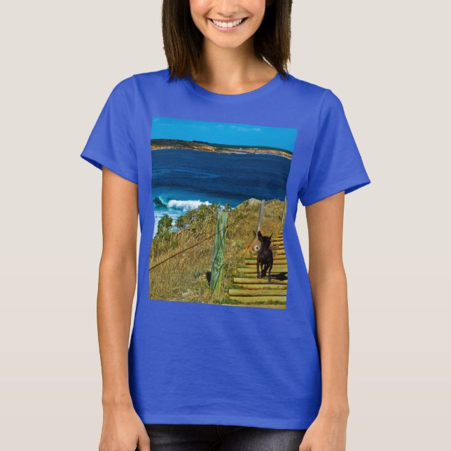 Camiseta Camiseta-Ursinho-Roupa-Vapor-de-Cãozinho-Puppy-Pin (Frente)