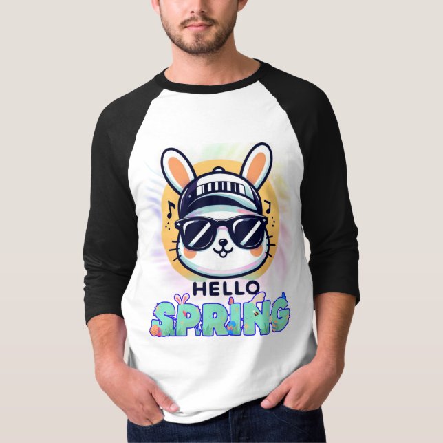 Camiseta CamisetaHello Spring Cool (Frente)
