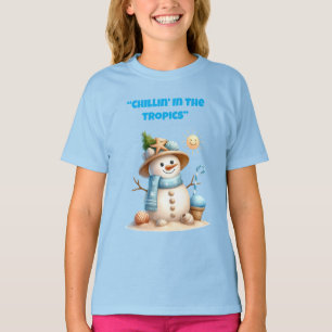 Camiseta - Camisetas de Natal Tropicais para a Fam