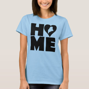 Camiseta Camisetas do Maine Home Heart
