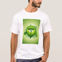 Camiseta "Camisetas do Mundo Verde - Vista seu Amor pela Na