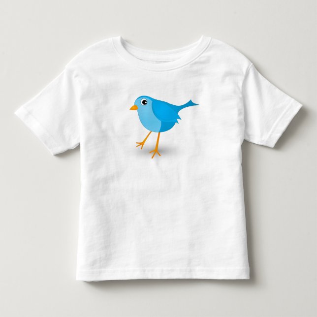 Camiseta Camisinha azul-branca-doce ou T-shirt-Criança (Frente)