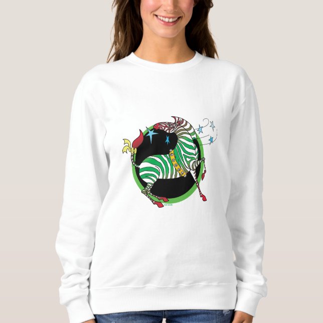 Camiseta Camisola 2 da zebra de 2018 feriados (Frente)