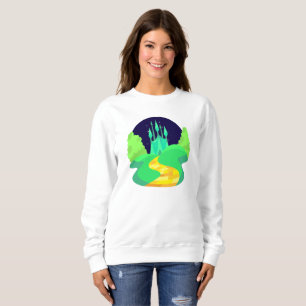 Camiseta camisola amarela para estrada feminina