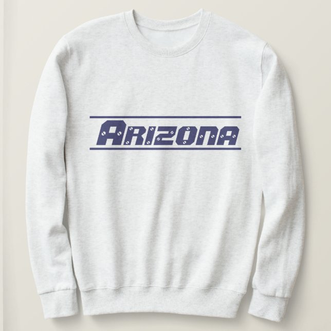 Camiseta Camisola-Arizona-de-suor feminino (Frente do Design)